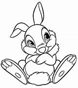 Thumper Clipartmag Bambi Ariel Rabbit Pinnwand sketch template