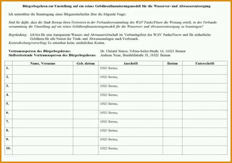 singular unterschriften sammeln vorlage  vorlagen  muster vorlagen kostenlos