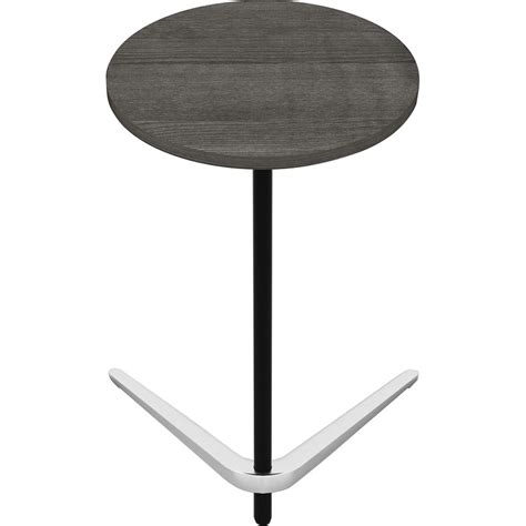 lorell guest area  top accent table charcoal  top