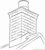 Chimney Coloring Pages Masonry Roof Drawing Color Kids Metal Printable Getdrawings Sketch Chase Coloringpages101 Getcolorings Template Online sketch template