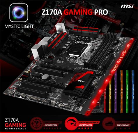msi unveils za gaming pro motherboard full rgb leds illuminated