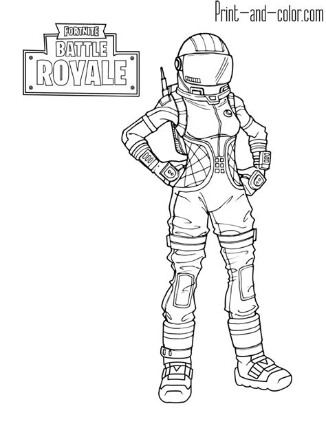 fortnite coloring pages print  colorcom cartoon coloring pages