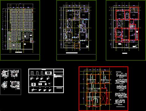 residence complete working drawing dwg plan  autocad designs cad