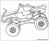 Monster Truck Coloring Pages Jam Doo Scooby Marvelous Color Online Coloringpagesonly sketch template
