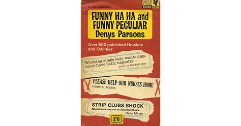 Funny Ha Ha And Funny Peculiar By Denys Parsons