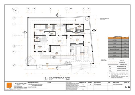 architectural schematic drawing