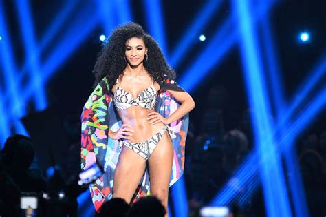 Miss Universe 2019 Swimsuit Round Contestants Sashay Down The Ramp In