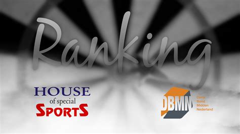 dbmn ranking  haventje darts bond midden nederland