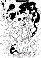 Coloring Undertale Pages Printable Popular sketch template