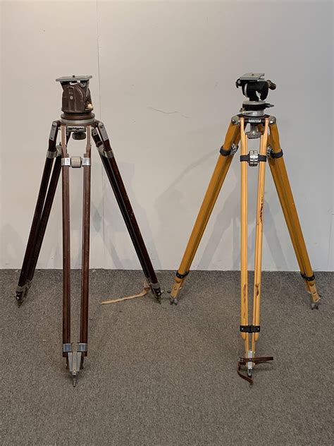 Two Vintage Camera Tripods Camera Tripod Vintage Camera Tripod