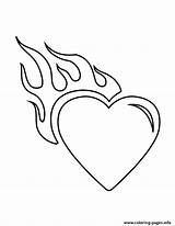 Flames Drawings Flaming Drawing Outline sketch template