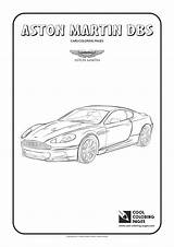 Coloring Aston Martin Dbs Pages Cool Cars Z4 Bmw Print sketch template