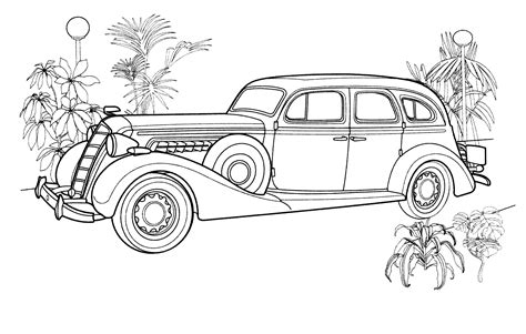 classic car coloring pages printable bellajapapu