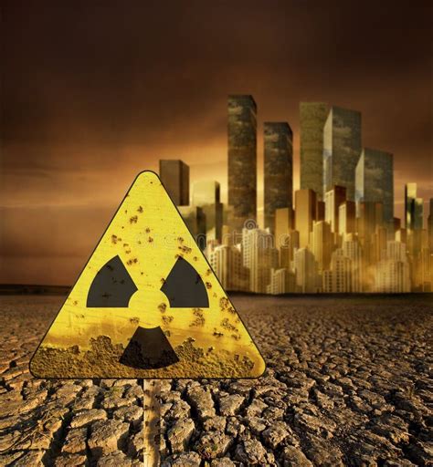 radioactivity sign  fire stock photo image  isotope