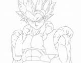 Gogeta Coloring Pages Dragon Ball Drawing Comments Library Clipart sketch template