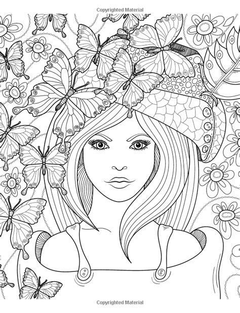 printable teen girl coloring pages