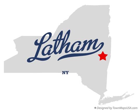 map  latham ny  york