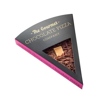 chocolate pizza slices direct from the gourmet chocolate pizza co