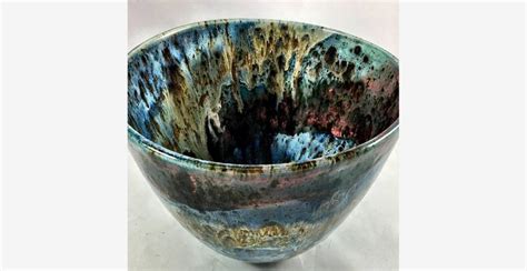 mayco winter wood pottery bowls bowl
