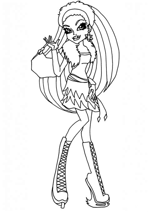 monster high coloring pages  print  kids