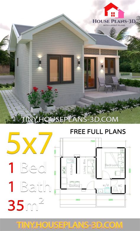 small house design plans    bedroom gable roof tiny house plans guest house plans