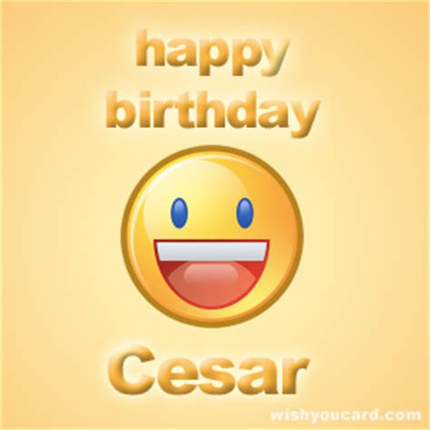 happy birthday cesar   cards