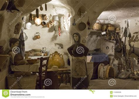 cavern house  matera editorial stock image image  indoor
