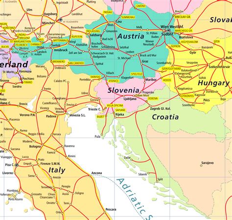 Austria Croatia And Slovenia Pass