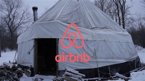 airbnb yurt  northern ontario youtube