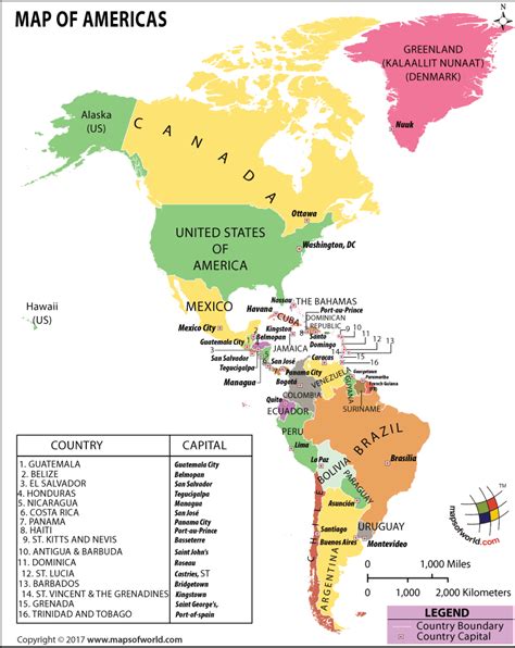 khafdesign north america countries  regions capitals