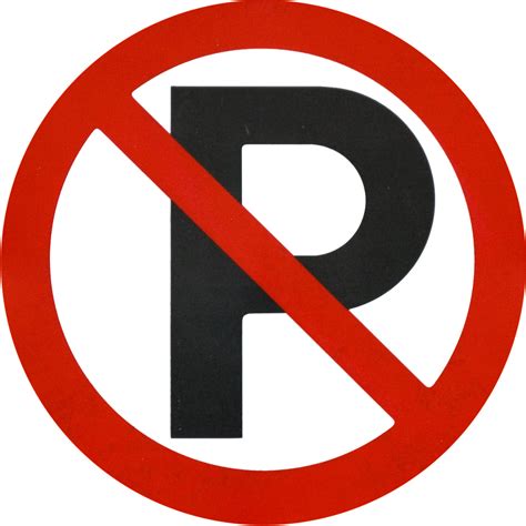 parking signs printable clipart