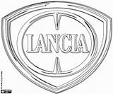 Lancia Emblema Oncoloring Merk Embleem Maybach sketch template