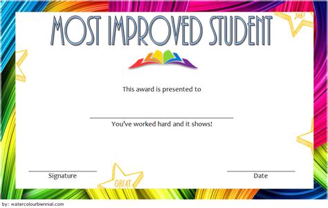 improved student certificate printable   ideas intended