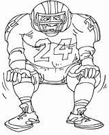 Coloring Football Pages Alabama College Popular sketch template