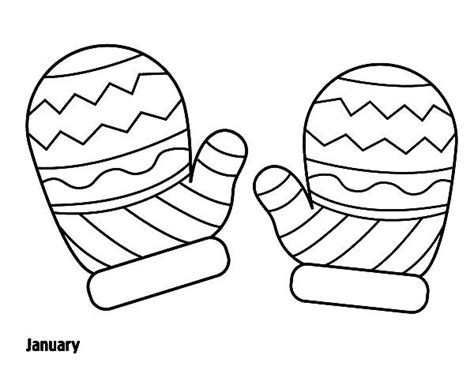 mittens winter season coloring pages color luna coloring pages