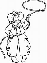 Coloring Pages Kids Cowboy Wild sketch template