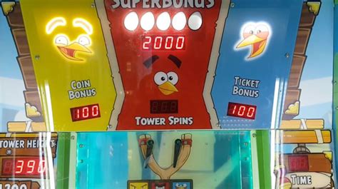 Angry Birds Coin Crash Arcade Redemption Pusher Game