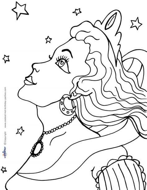 printable princess coloring page  coolest  printables