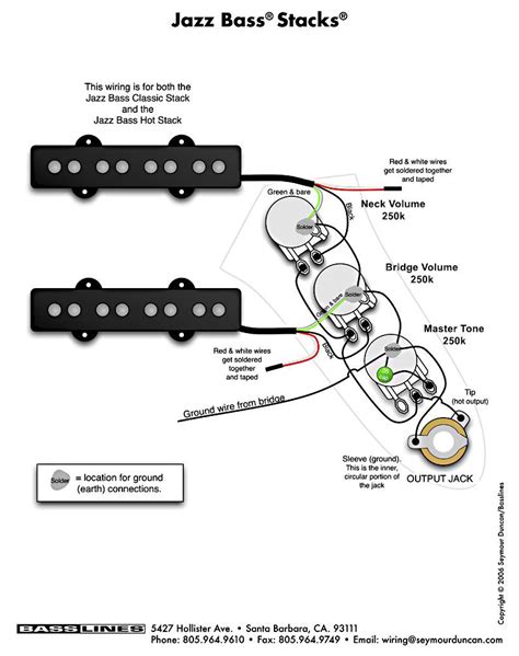 fender squier jazz bass wiring diagram  wiring diagram