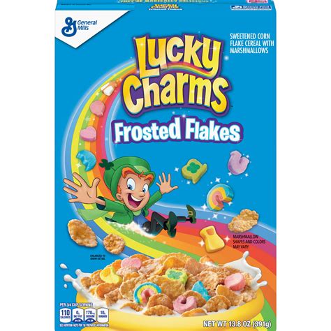 lucky charms lucky charms frosted flakes marshmallow cereal  oz walmartcom walmartcom