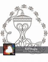 Hourglass Template Coloring Pages sketch template