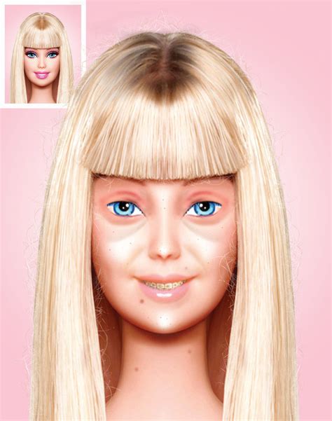 barbie without makeup before and after pics huffpost