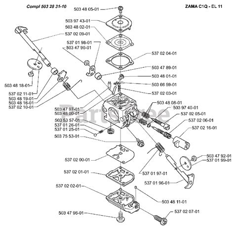 husqvarna   husqvarna string trimmer   carburetor parts lookup  diagrams