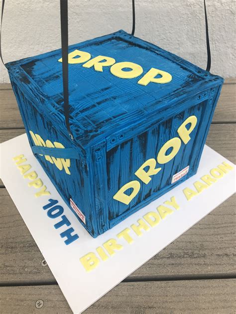 fortnite dropbox boy birthday birthday ideas bday angel cake decorated cakes dropbox cake