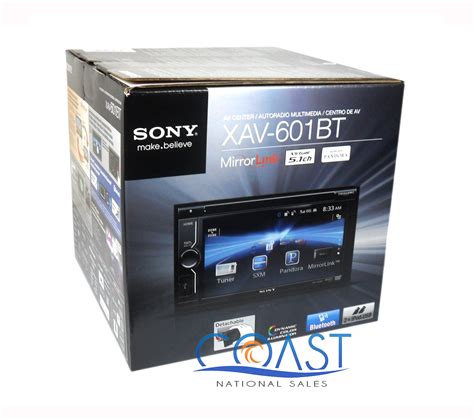 sony xav bt  detachable lcd touchscreen receiver bt usb iphone cont ebay
