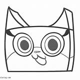 Unikitty Coloring sketch template