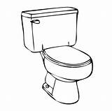Toilet Drawing Cadet Elongated Standard American Draw Gpf sketch template
