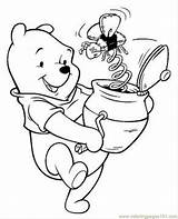 Coloring Printable Bee Color Pages Movie Pooh Winnie Doll Oh Disney Kids Bear Print Characters Drawings Colouring Poo Friends Cartoon sketch template