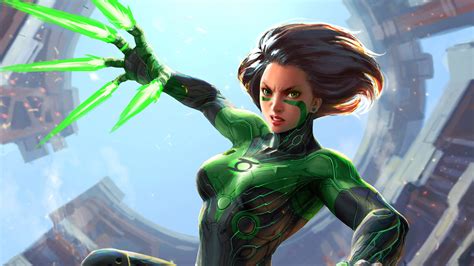 green alita battle angel hd movies  wallpapers images backgrounds