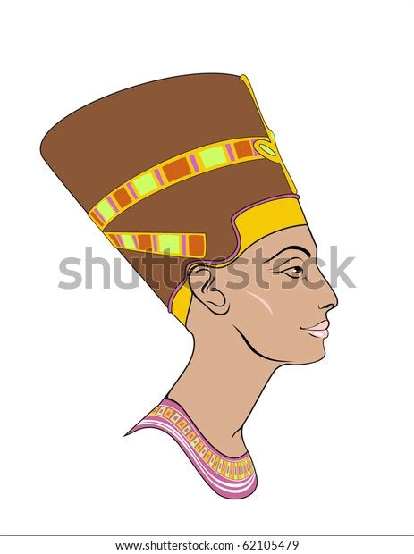 Head Egyptian Queen Cleopatra Stock Vector Royalty Free